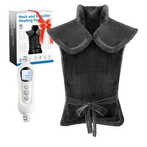 Black Neck and Shoulder Heating Pad